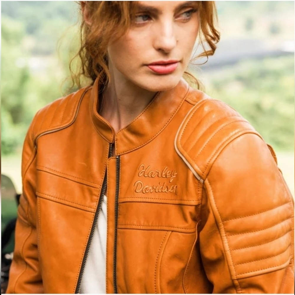 Harley Davidson Women’s Pursuit Triple Vent System Leather Jacket NWOT